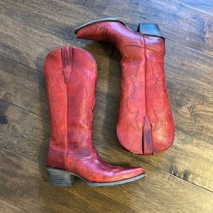 Freebird Woodland Red Boots